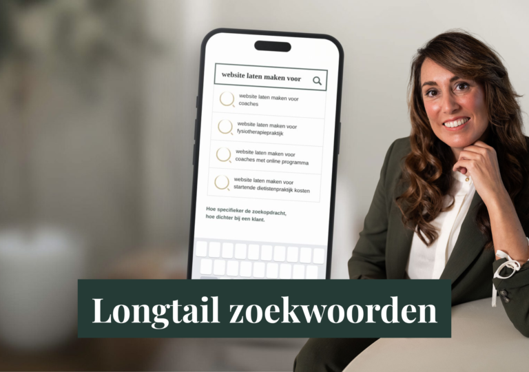Longtail zoekwoorden: telefoon met steeds specifiekere zoeksuggesties