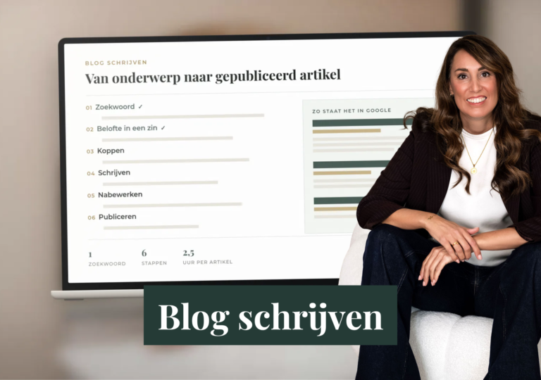 Computer scherm met daarop tips hoe je een blog moet schrijven