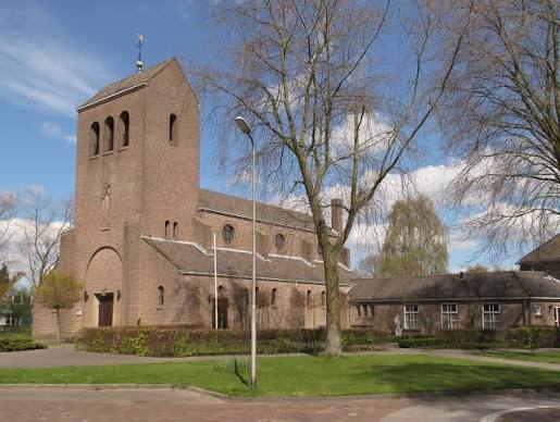 Zicht op dorpskern van Marknesse