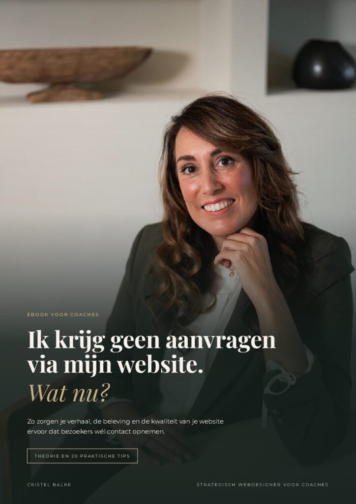 Cover van het gratis ebook Ik krijg geen aanvragen via mijn website. Wat nu?